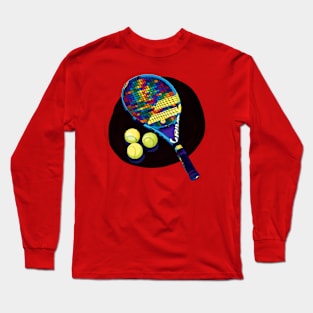 Tennis Wpap Art Long Sleeve T-Shirt